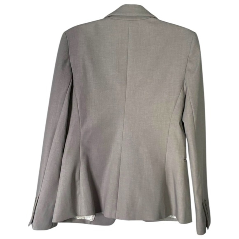 Express Gray Single Button Blazer Jacket Size 8 T… - image 2
